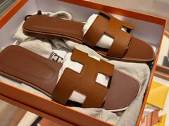 Papuci Hermes Oran Gold